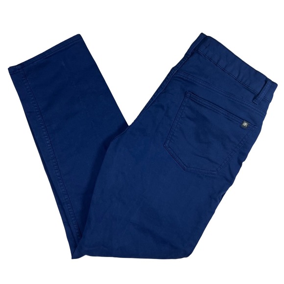 Banana Republic Men 32x30 Navy Blue Modern Casual Pants Preppy Business Nautical - Picture 1 of 9
